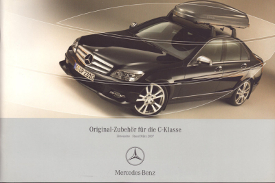 Mercedes-Benz C-Klasse Limousinen Zubehör Prospekt 3.2007