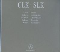 Mercedes-Benz CLK / SLK Farben und Polster Musterordner 2002-2007