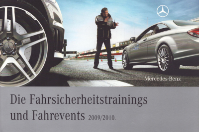 Mercedes Benz Fahrsicherheitstraining Prospekt 2009/2010