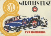 Mercedes-Benz Typ Nürburg Prospekt 3.1929
