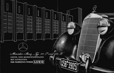 Mercedes-Benz / LUEG 170 V und 170 D Prospekt ca. 1948