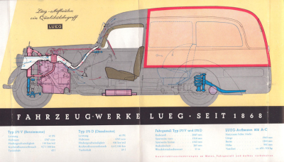 Preview: Mercedes-Benz / LUEG 170 V und 170 D Prospekt ca. 1948