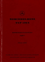 Mercedes-Benz 170 S Bedienungsanleitung 12.1950 Reprint 1997