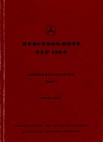 Mercedes-Benz 170 S Bedienungsanleitung 12.1950 Reprint 1997