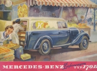 Mercedes-Benz 170 D delivery van brochure 1952