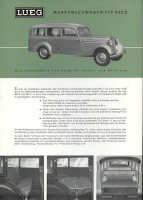 Mercedes-Benz / Lueg 170 Prospekt 1953
