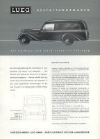 Mercedes-Benz / Lueg 170 Prospekt 1953