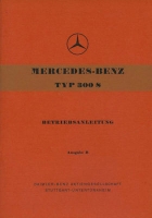 Mercedes-Benz 300 S Bedienungsanleitung 3.1953