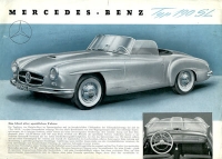 Mercedes-Benz 190 SL Prospekt 1955