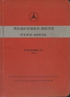 Mercedes-Benz 300 SL Gullwing Ersatzteilliste 2.1955