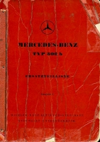 Mercedes-Benz 300 b Partlist 8.1954