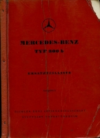 Mercedes-Benz 300 b Partlist 8.1954