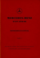 Mercedes-Benz 170 Sb Bedienungsanleitung 3.1956