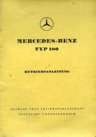 Mercedes-Benz 180 Bedienungsanleitung 11.1955