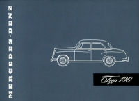 Mercedes-Benz 190 brochure 1956