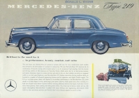 Mercedes-Benz 219 brochure 1956