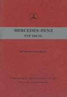 Mercedes-Benz 300 SL owner`s manual 3.1956 Reprint