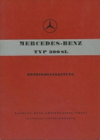 Mercedes-Benz 300 SL Bedienungsanleitung 3.1956