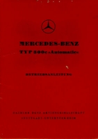 Mercedes-Benz 300 c Automatic Bedienungsanleitung 11.1955