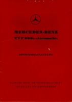 Mercedes-Benz 300 c Automatic Bedienungsanleitung 11.1955