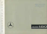 Mercedes-Benz 180 brochure ca. 1957