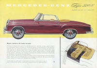 Mercedes-Benz 220 S Coupé + Cabriolet brochure ca. 1957