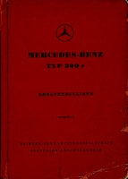 Mercedes-Benz 300 c Ersatzteilliste 7.1956