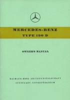 Mercedes-Benz 190 owner`s manual 1958/1966 Reprint