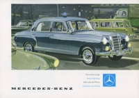 Mercedes-Benz Police vehicle program 1959 Reprint