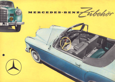 Mercedes-Benz Sonderausstattung Prospekt ca. 1959