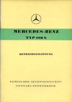 Mercedes-Benz 180 b Bedienungsanleitung 9.1960