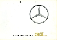 Mercedes-Benz 220 SE Coupé Prospekt 4.1961