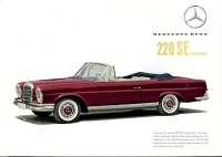 Mercedes-Benz 220 SE Cabriolet brochure 8.1961