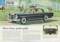 Mercedes-Benz 220 SE Coupé brochure ca. 1961