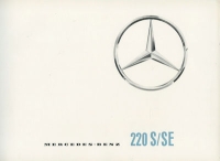 Mercedes-Benz 220 S / SE Prospekt 7.1962 e