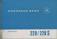 Mercedes-Benz 220 / 220 S Bedienungsanleitung 7.1963