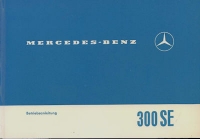 Mercedes-Benz 300 SE owner`s manual 2.1965