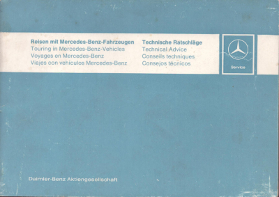 Mercedes-Benz Reise-Broschüre 5.1966