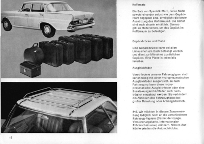 Preview: Mercedes-Benz Reise-Broschüre 5.1966