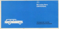 Mercedes-Benz Universal Prospekt 1966