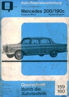 Mercedes-Benz 190c / 200 Reparaturanleitung 1960er Jahre