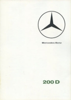 Mercedes-Benz 200 D brochure 8.1965