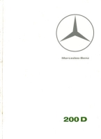 Mercedes-Benz 200 D brochure 12.1965