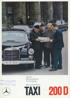 Mercedes-Benz 200 D Taxi brochure 7.1967