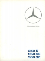 Mercedes-Benz 250 S SE 300 SE brochure 2.1967