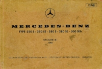 Mercedes-Benz 250S-300SEb Partlist 1968