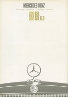 Mercedes-Benz 300 SEL / 300 SEL 6.3 Polsterungen 6.1968