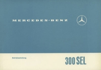 Mercedes-Benz 300 SEL Bedienungsanleitung 4.1968