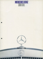 Mercedes-Benz 300 SEL Prospekt 7.1968