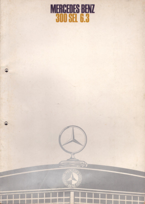 Mercedes-Benz 300 SEL 6.3 Prospekt 7.1968